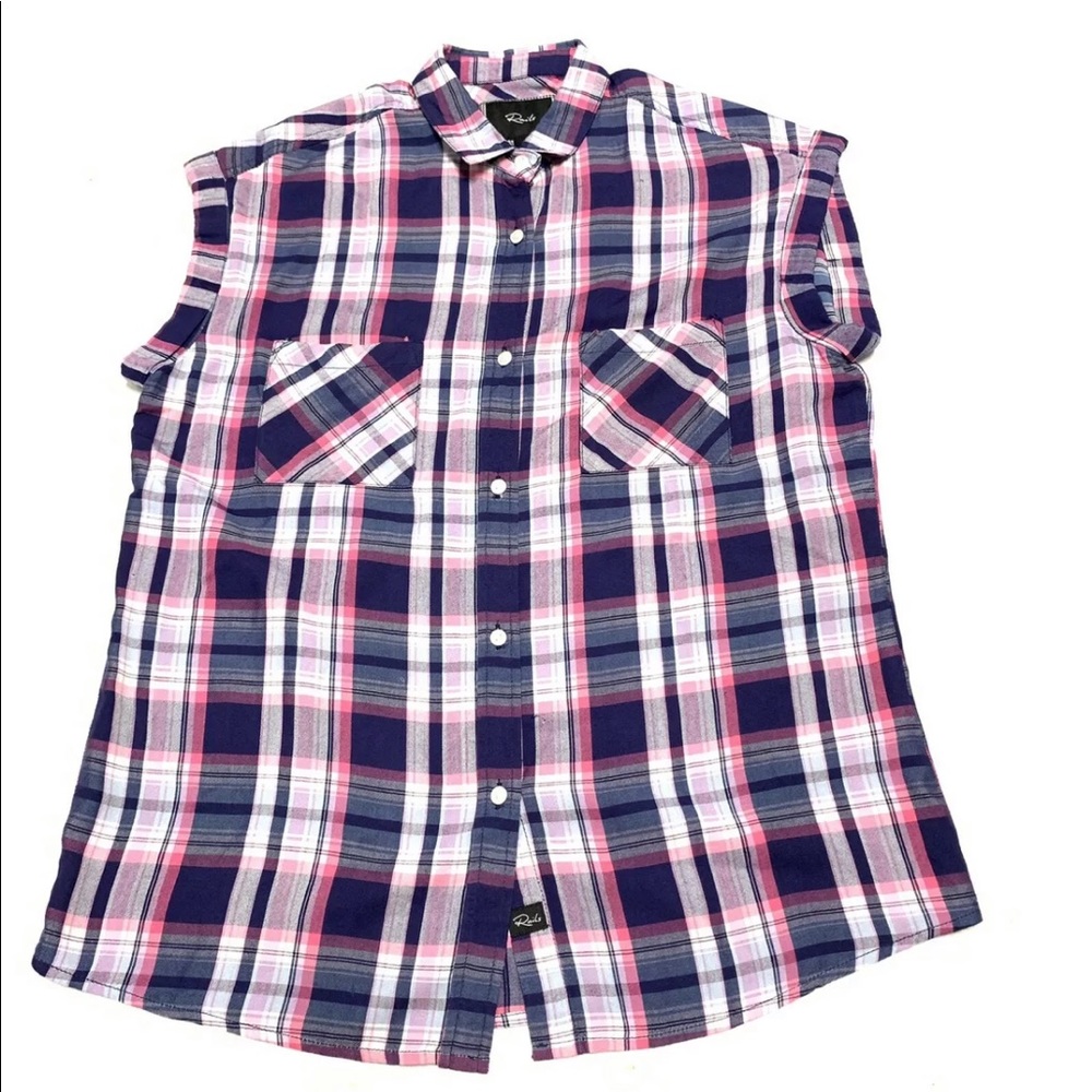 Rails Britt Sleeveless Button Front Shirt